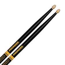 Promark R5AAG-Promark Rebound 5A Active Grip Drum Sticks With Acorn Tip