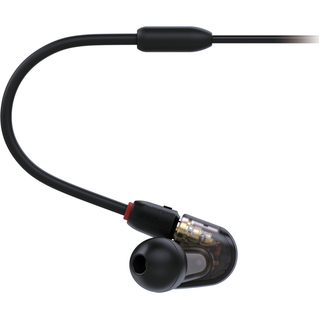 Audio-Technica ATH-E50 In-Ear Monitor Headphones w/ Flexible Memory Cable