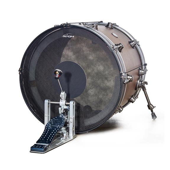 RTOM Black Hole Snap-on Mesh Head Practice Pad - 20" Bass Drum