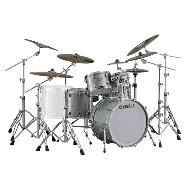 Yamaha Absolute Hybrid Maple 5-Piece Drum Kit 18” Bass w/ HW780 Hardware - Silver Sparkle
