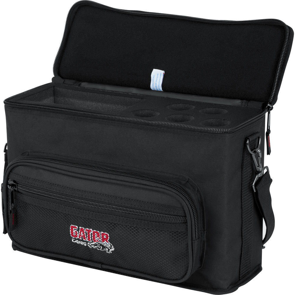 Gator GM-5W Deluxe Bag for Wireless Microphone System with 5x Mics