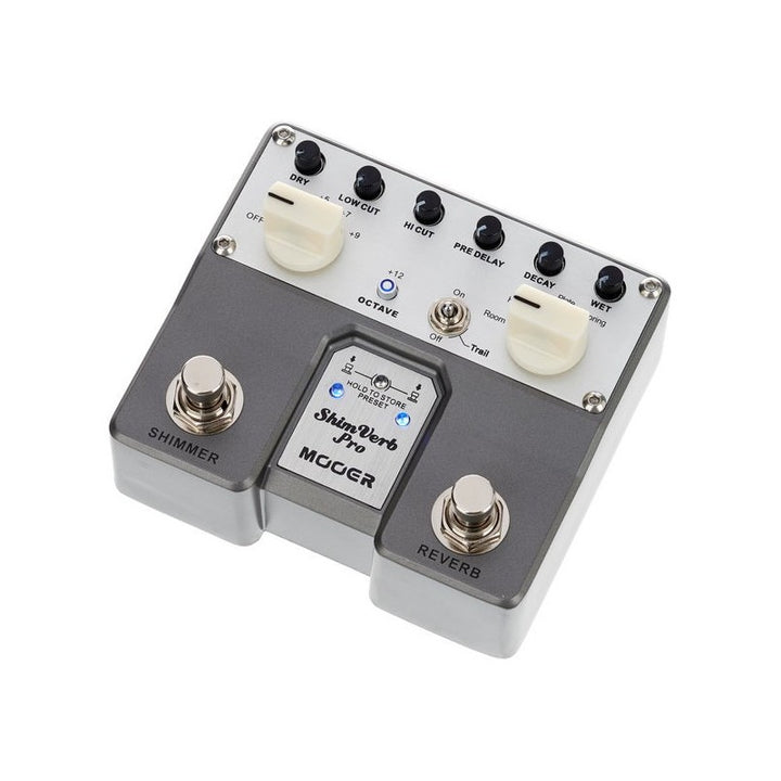 Mooer TRV1 ShimVerb Pro Reverb Pedal (MRV1 + MRV2, and more parameters for adjusting)