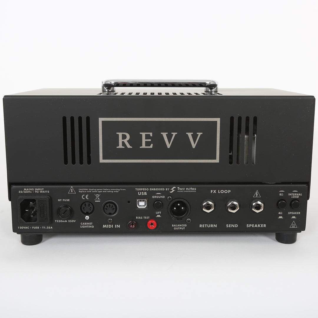 Revv D20 Tube Guitar Amplifier Head 20/4-Watt - Black