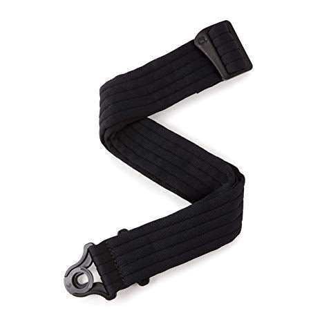 D'Addario Auto Lock Guitar Strap - Black, Padded