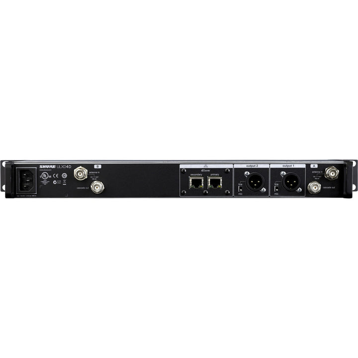 Shure ULXD4D-V50 Dual-Channel VHF Digital Wireless Receiver 174 to 216 MHz