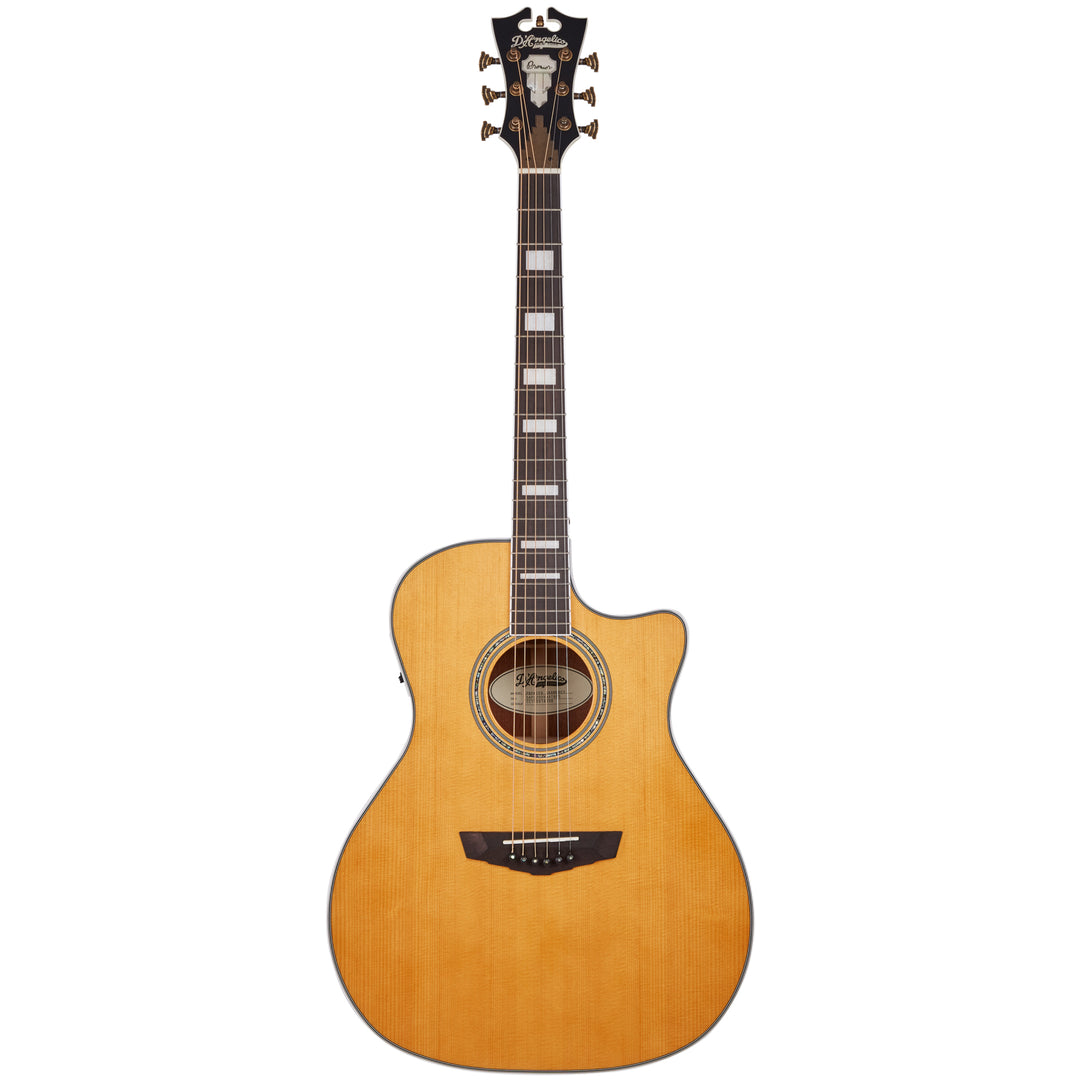 D'Angelico Premier Gramercy Acoustic Guitar - Vintage Natural