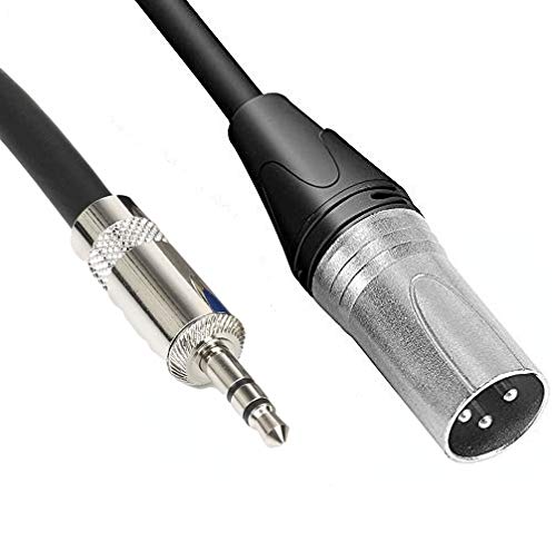 Stage & Studio SS-AUXLRM-10 10ft Male XLR to 3.5mm TRS