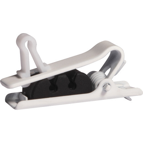 Shure Tie Clip for TwinPlex Lavalier Microphones (3-Pack) Single White