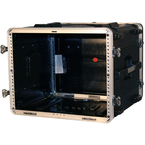 Gator GR-8L 8U Polyethylene 19'' Rack, 19.5'' Deep, Locking Lids