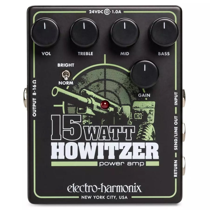 Electro-Harmonix 15W HOWITZER 15-Watt Guitar Preamp and Power Amp