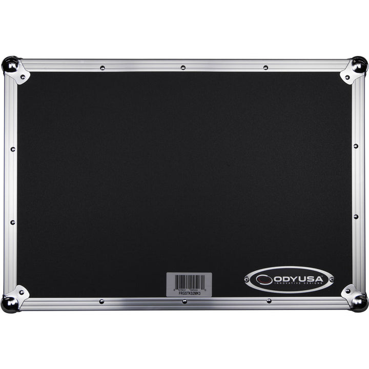 Odyssey FRGSTKS2MK3 Flight Ready Low-Profile Case w/ Glide Platform for Traktor Kontrol S2 MK3 - Silver / Black