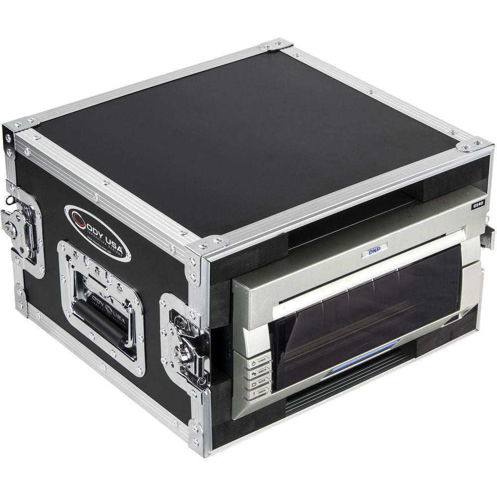 Odyssey FRDNPDS40 DNP DS40 & DS80 Photo Booth Printer Case - Black w/ Chrome Trim
