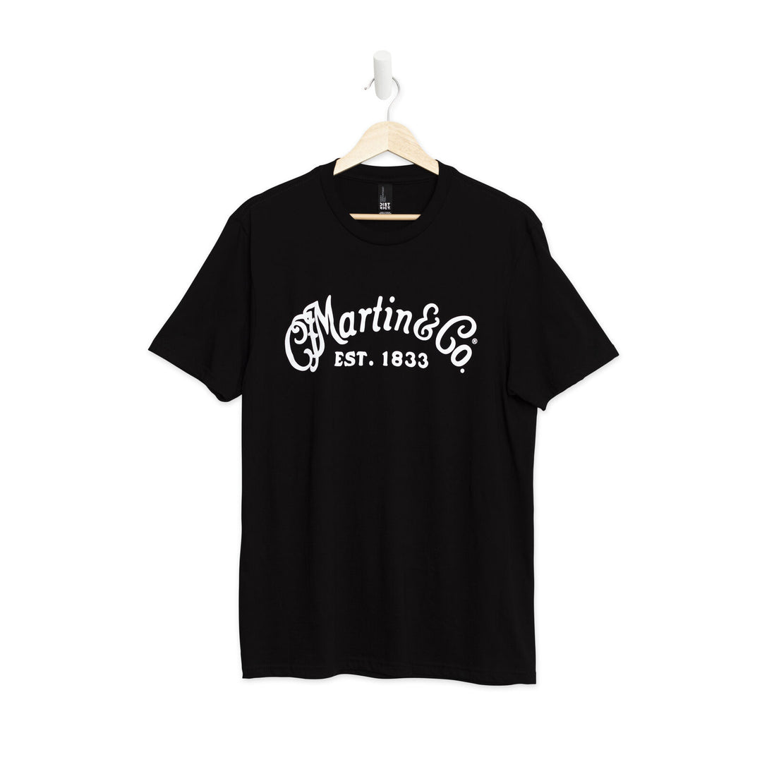Martin Guitars Classic Solid Logo Tee, Men Black, 3X-Large
