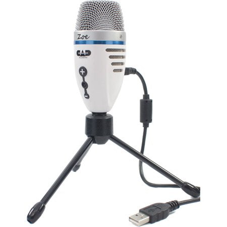 CAD ZOE - USB Cond Record Mic w/TrakMix Headphone Output