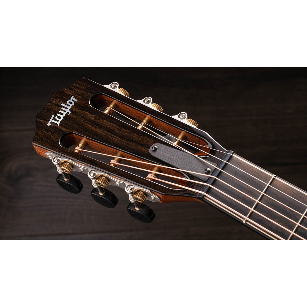 Taylor Guitars 812ce 12-Fret, Indian Rosewood Back and Sides, West African Crelicam Ebony Fretboard, Expression System ® 2 Electronics, Venetian Cutaway with Taylor Deluxe Hardshell Brown Case