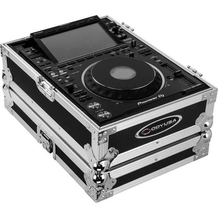 Odyssey FZ3000 Compact Flight Case for Pioneer CDJ-3000 Media Player - Silver and Black