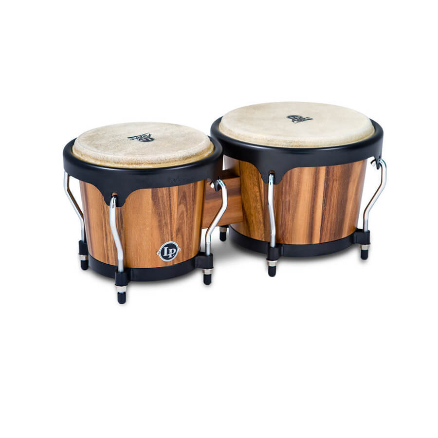 LP LPA601-SW - Aspire Wood Bongo, Siam Walnut Chrome Hw