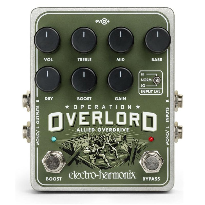Electro-Harmonix OPERATION OVERLORD Overdrive Pedal