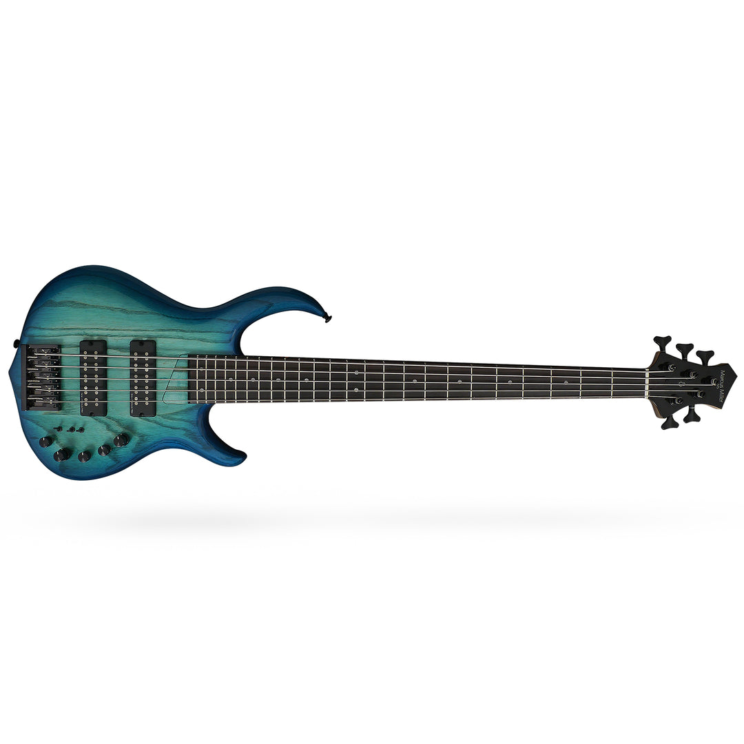 Sire Marcus Miller M5 Swamp Ash 5-String 2nd Gen Electric Bass Guitar (Transparent Blue Satin)