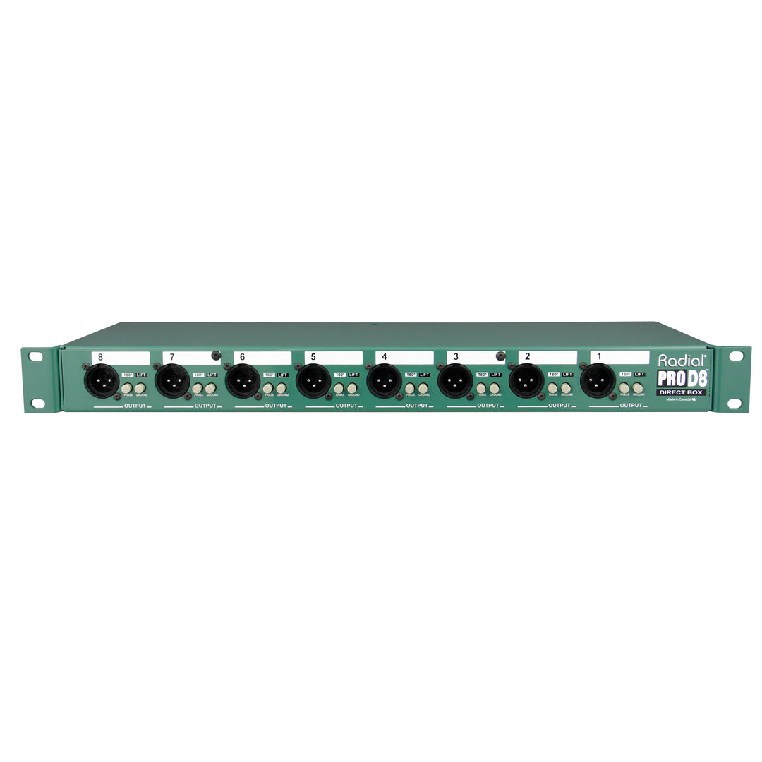 Radial ProD8 - 8 Channel Rackmount Passive Direct Box
