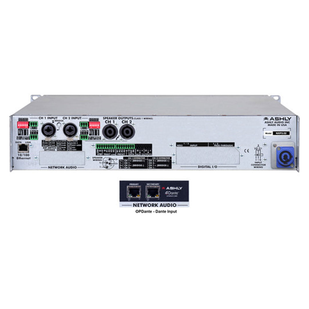 Ashly nXp3.02 2-Channel Network Power Amplifier
