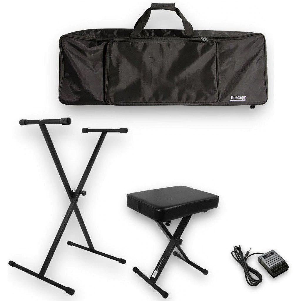 On-Stage KPK1061 Single-X Keyboard Bundle