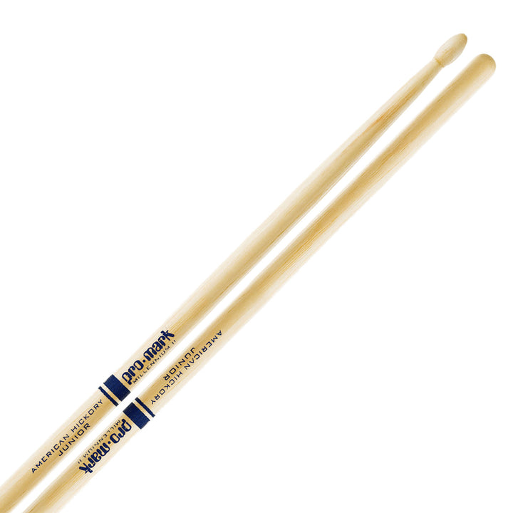 Promark TXJRW - Promark American Hickory Wood Tip Junior Drumsticks