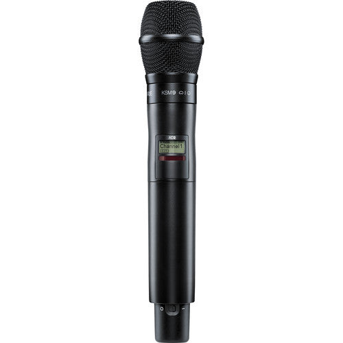 Shure AD2/K9B-G57 Digital Handheld Wireless Microphone Transmitter with KSM9 Capsule 470 to 616 MHz - Black