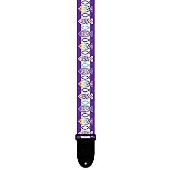 Perris LPCP-6796 2'' Polyester Praise Collection Jesus Guitar Strap