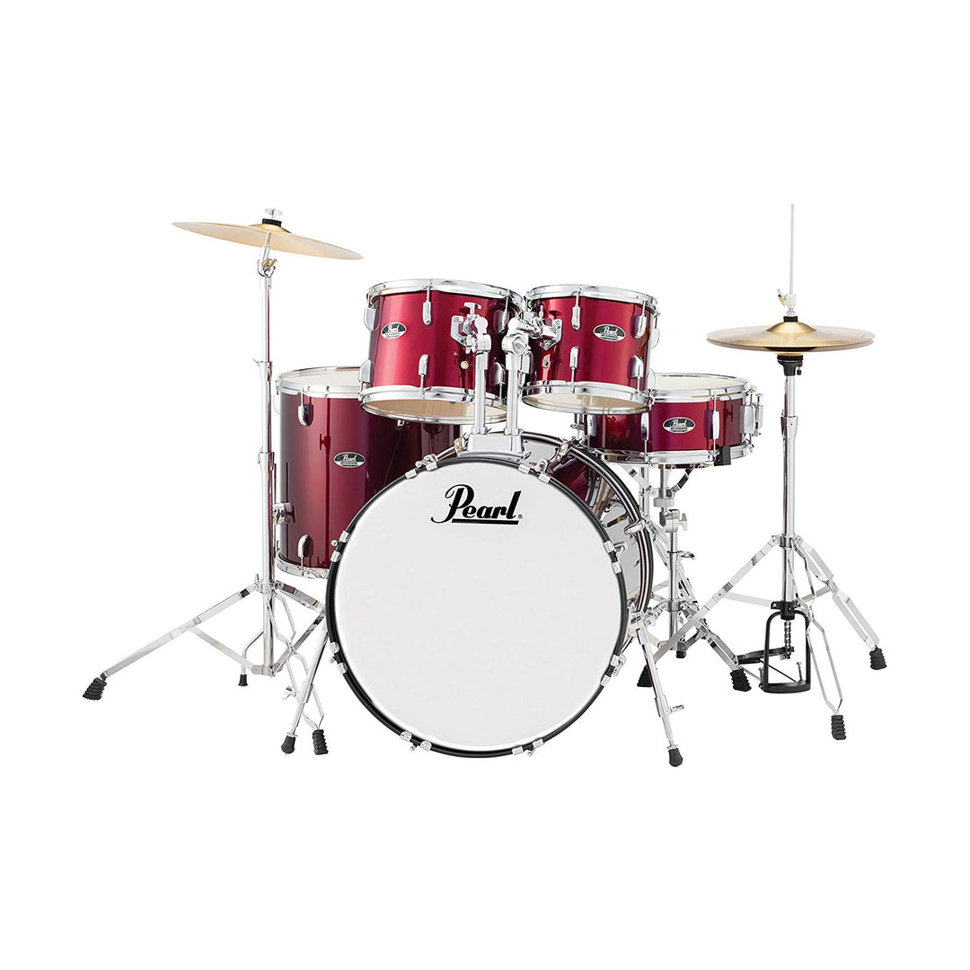 Pearl RS525SCC RoadShow Series 5-Piece Kit W/ Hardware & Cymbals #91 Red Wine