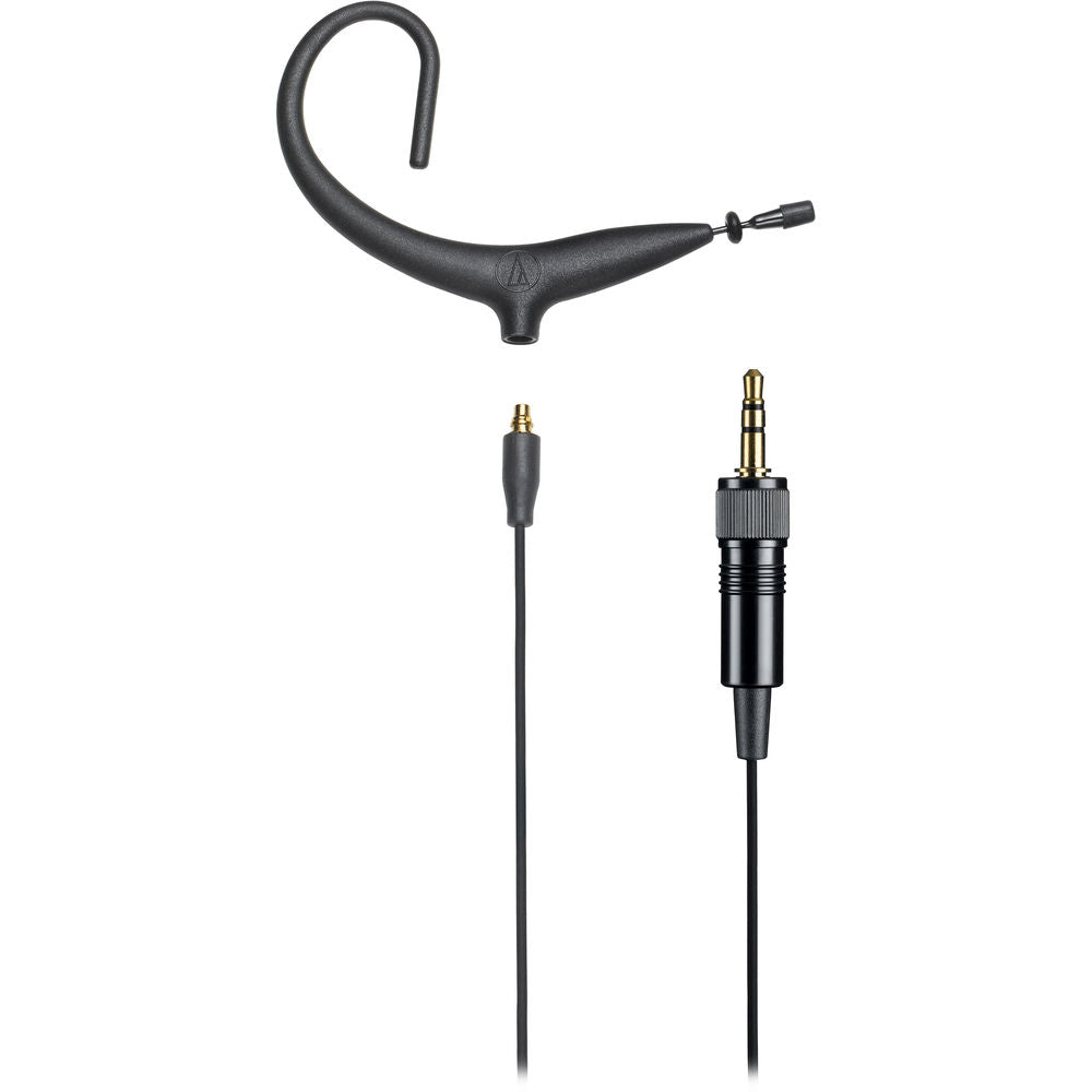 Audio-Technica BP893xCLM3 Omnidirectional Earset and Detachable Cable with cLM3 Connector - Black
