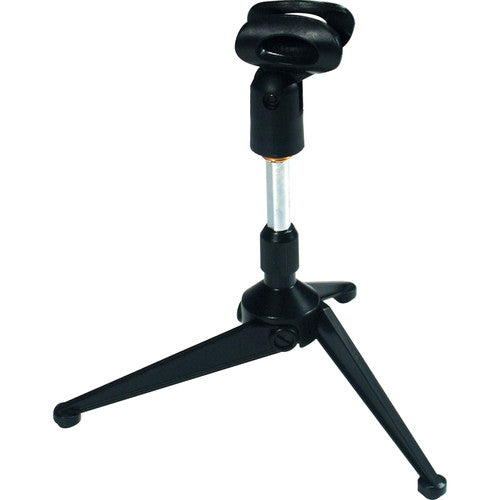 Quiklok A-188 Desktop Microphone Stand with Tripod Base - Height: 4.3 to 6.7'' (11 to 17cm)