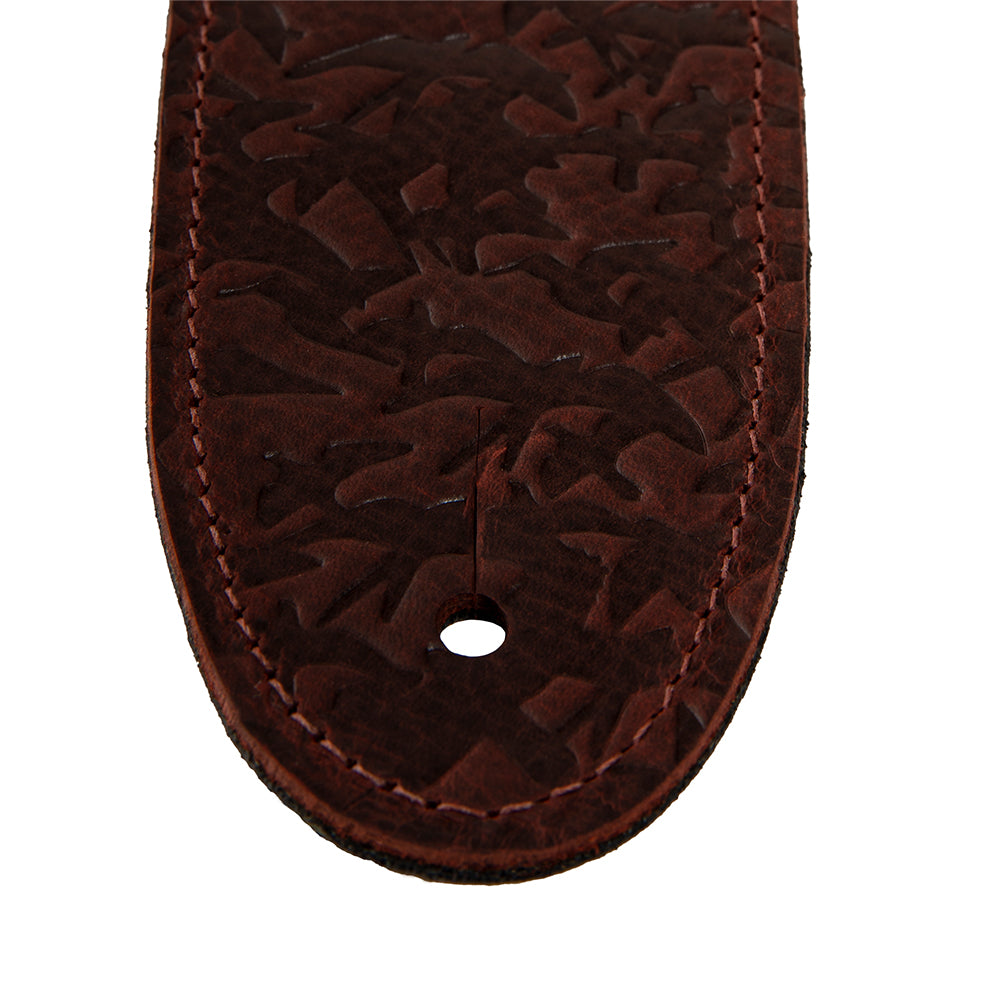 PRS 2.5" Leather Bird Swarm Strap, Rust
