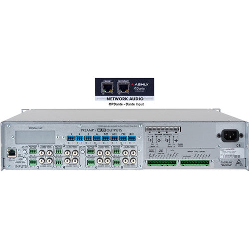 Ashly pema 4250.70 amplifier plus OPDante Option Card