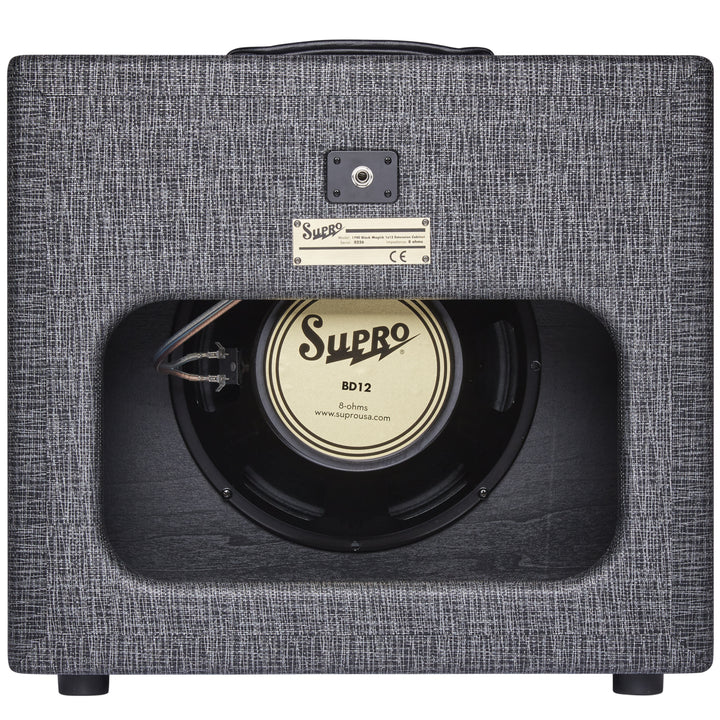 Supro 1790 Black Magick 1x12” Guitar Amp Extension Cabinet