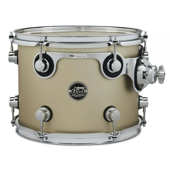 DW Performance Series Tom Tom 8x12 Hard Satin Lacquer - Gold Mist
