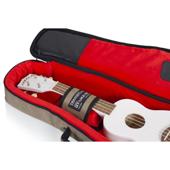 Gator GT-UKE-SOP-TAN Transit Bag for Soprano Ukulele - Tan