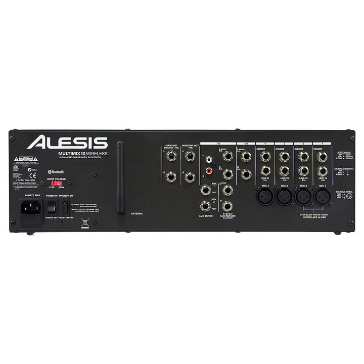 Alesis MultiMix 10 - Wireless Rackmount Mixer w/ Bluetooth