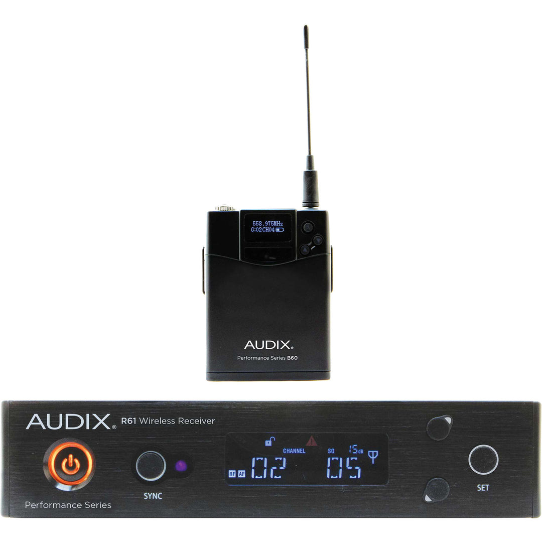 Audix AP61 BP Single-Channel Bodypack True-Diversity Wireless System (A: 522 MHz – 586 MHz)