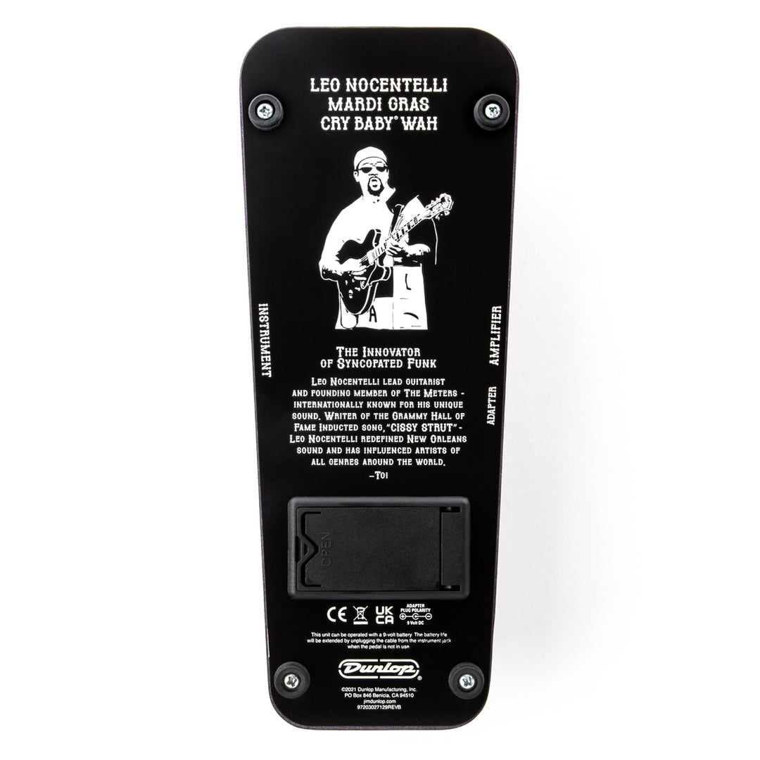 Dunlop Leo Nocentelli Cry Baby Mardi Gras Wah Guitar Pedal