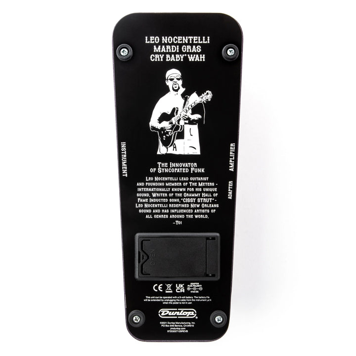 Dunlop Leo Nocentelli Cry Baby Mardi Gras Wah Guitar Pedal