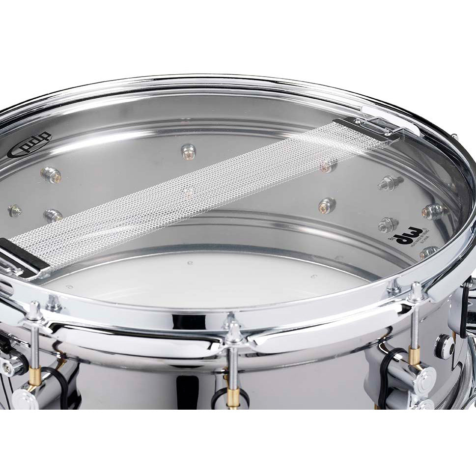 PDP Concept Metal 6x12 Snare Drum Dual-Beaded 1mm Rolled Black Nickel Over Steel w/ Chrome Hardware
