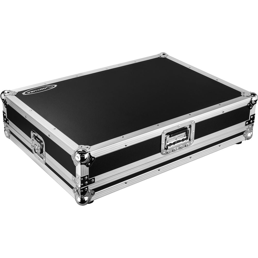 Odyssey FZDNPRIME4 Flight Zone Case for Denon Prime 4 DJ Controller System - Silver and Black