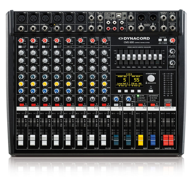 Dynacord CMS600-3 - 8-Channel Mixer w/ USB Interface