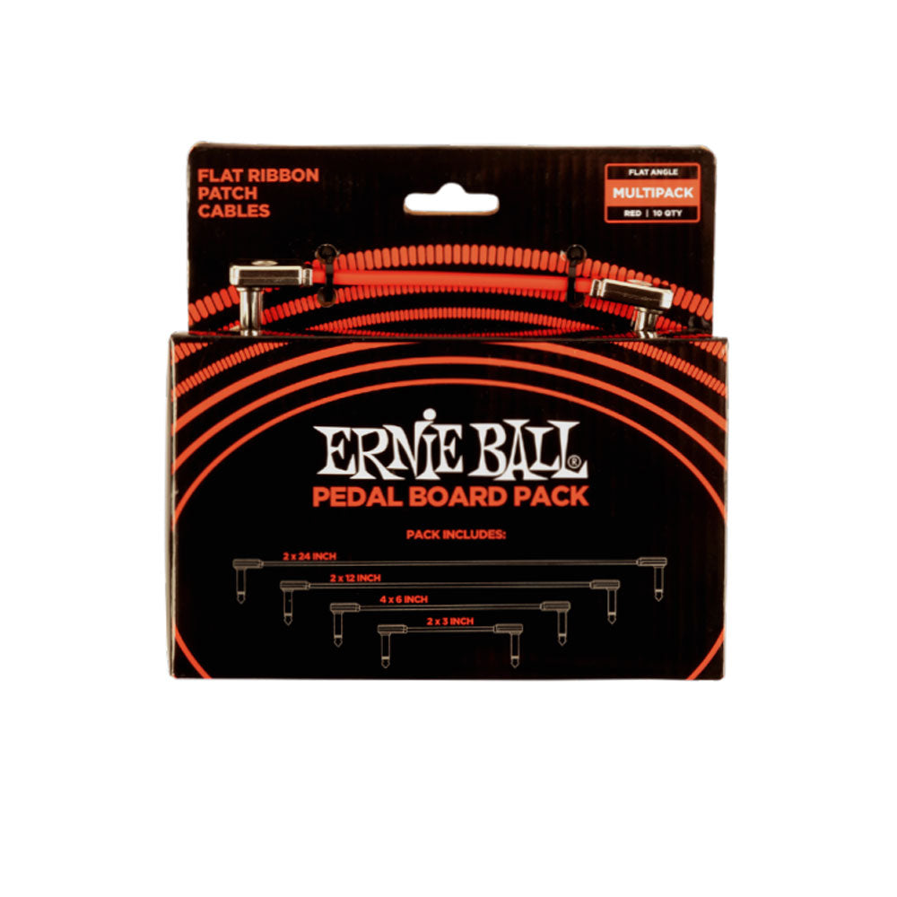 Ernie Ball Flat Ribbon Cable Multi-Pack (Red)