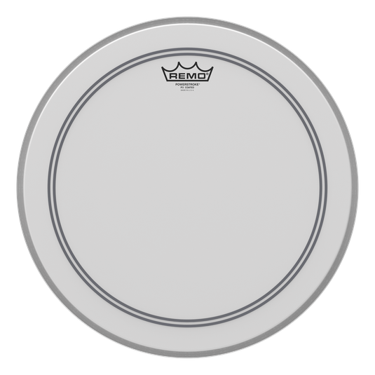 Remo P3-1116-C2 - 16''Bass,Powerstro3,Coat,2.5''Ip 2-1/2'' Impact Patch