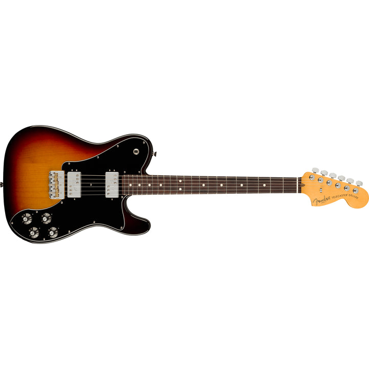 Fender American Professional II Telecaster Deluxe Rosewood Fingerboard (3-Color Sunburst) Electric Guitar