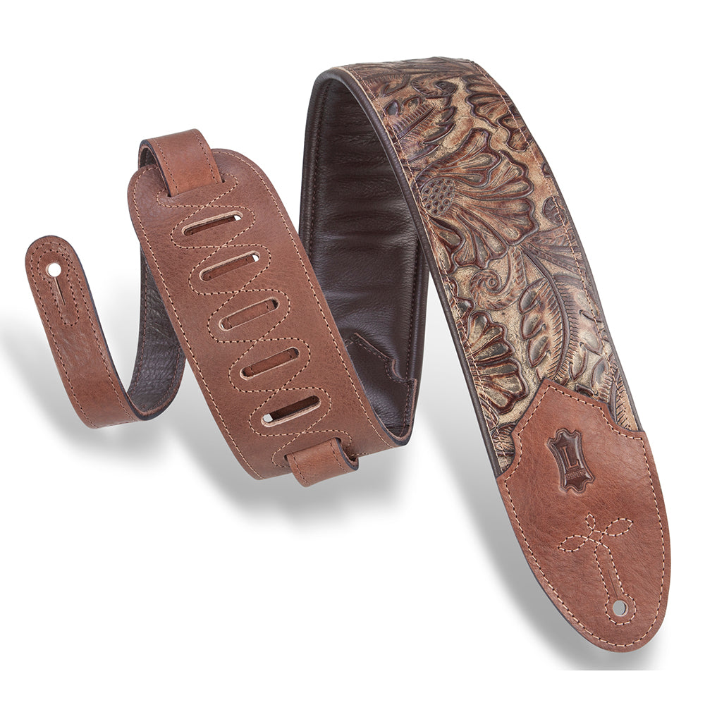 Levy’s M4WP-002 Sundance Line Palm Pecan Guitar Strap - Brown