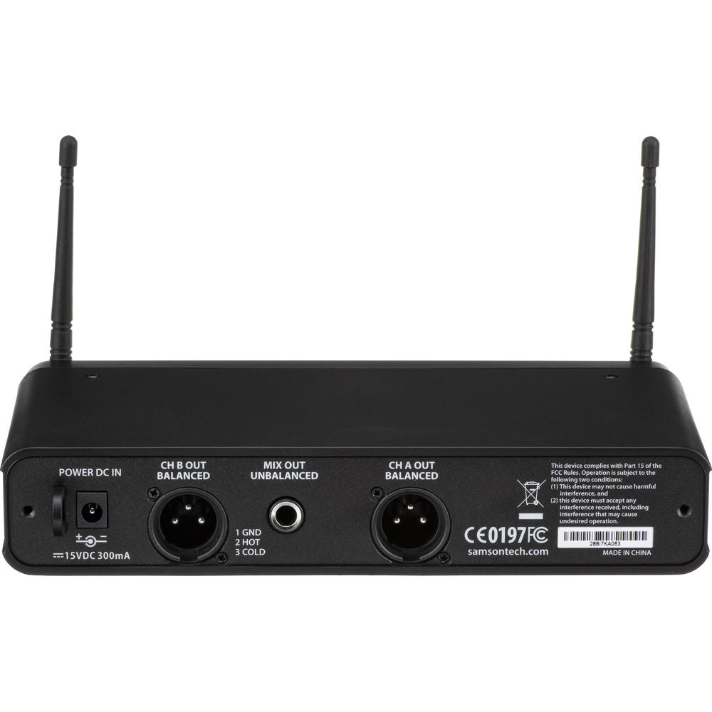 Samson Concert 288 All-In-One Dual-Channel Wireless System (H-Band, 470 to 518 MHz)