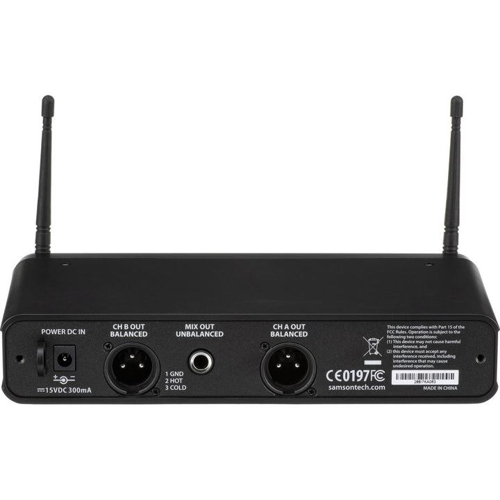 Samson Concert 288 All-In-One Dual-Channel Wireless System (H-Band, 470 to 518 MHz)